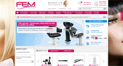 Desktop Screenshot of fem-coiffure.com