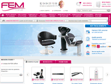 Tablet Screenshot of fem-coiffure.com